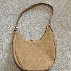 Elegant Tan Hobo Bag